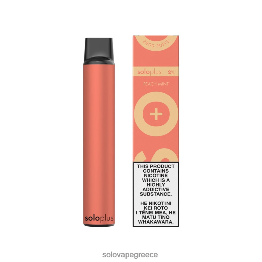 Solo Vape Flavors - Solo Plus ατμός μιας χρήσης ροδάκινο μέντα 44D40623