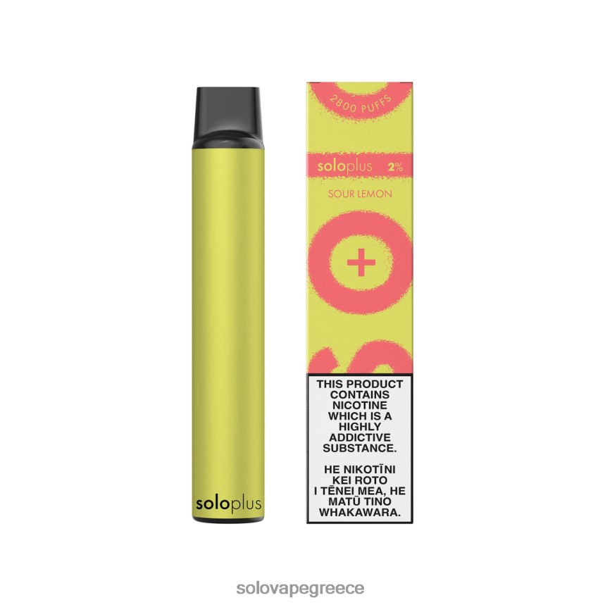 Solo Vape Puffs - Solo Plus ατμός μιας χρήσης ξινό λεμόνι 44D40636