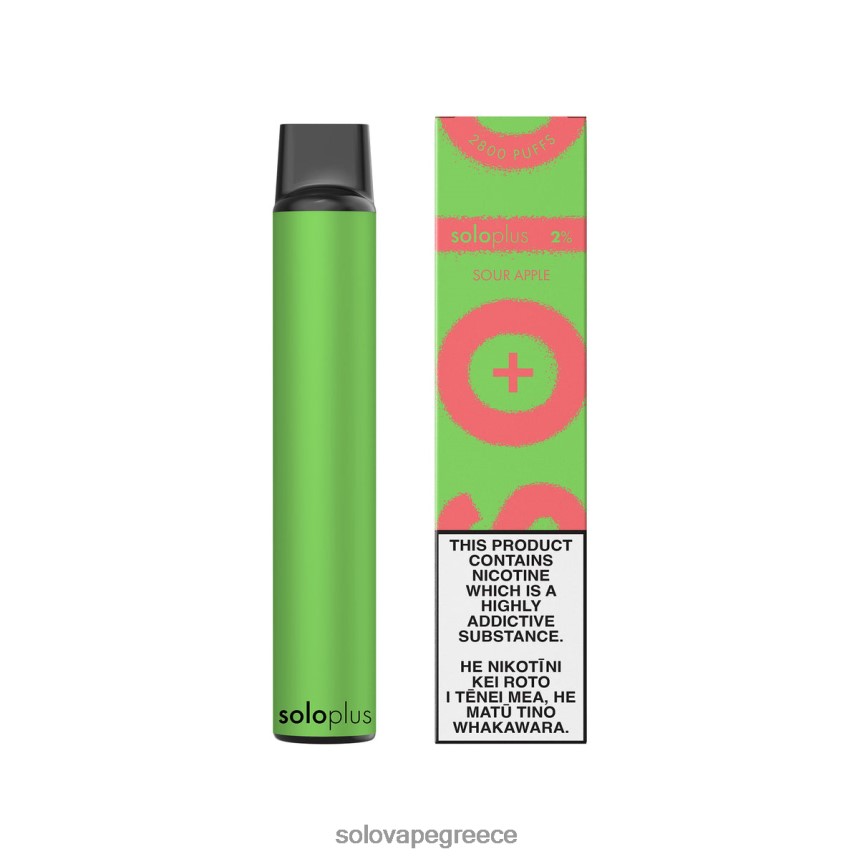 Solo Vape Puffs - Solo Plus ατμός μιας χρήσης ξινόμηλο 44D40630