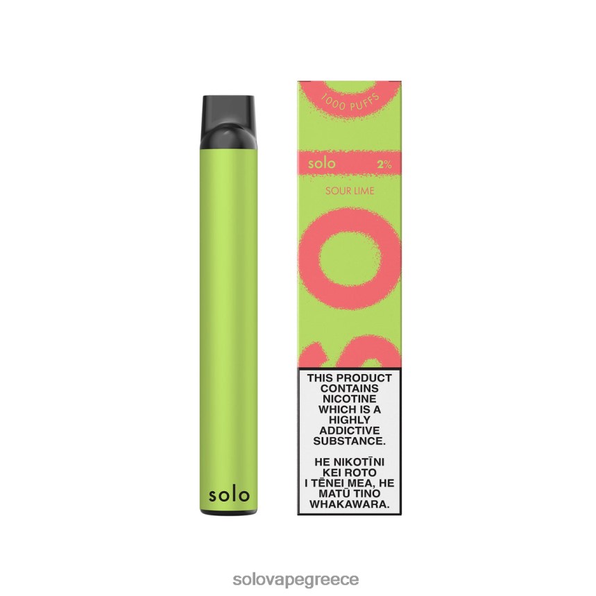 Solo Vape Puffs - Solo ατμός μιας χρήσης ξινολάιμ 44D40618