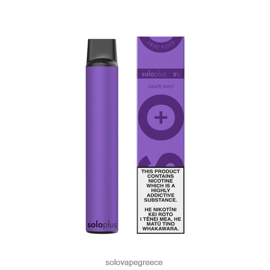 Solo Vape Αθήνα - Solo Plus ατμός μιας χρήσης μέντα σταφυλιού 44D40627
