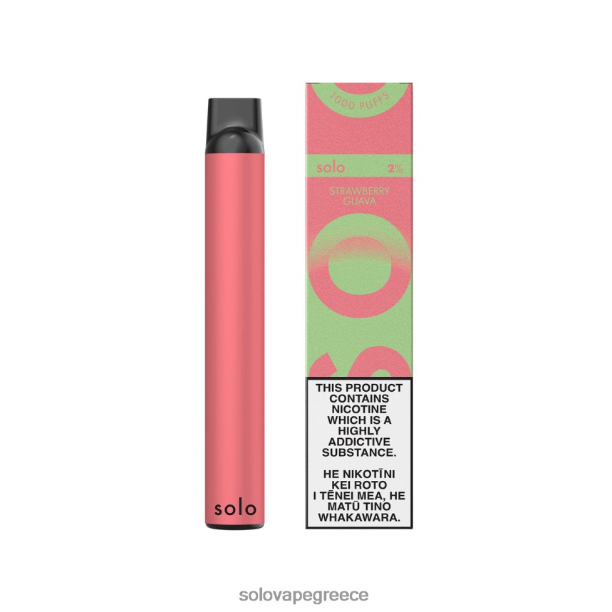 Solo Vape Αθήνα - Solo συλλογή ατμού μίας χρήσης γκουάβα φράουλα 44D40621