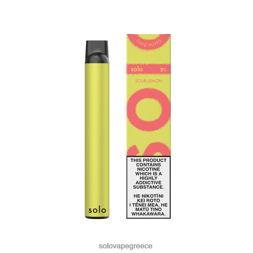 Solo Vape Puffs - Solo ατμός μιας χρήσης ξινό λεμόνι 44D40612