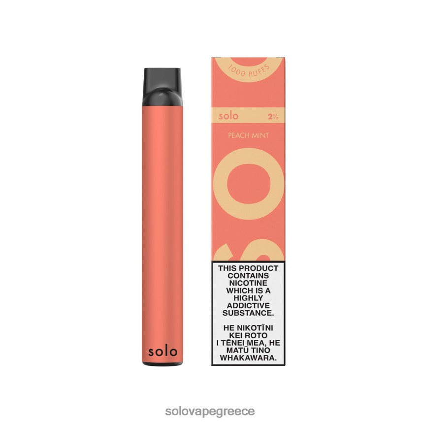 Solo Vape Puffs - Solo ατμός μιας χρήσης ροδάκινο μέντα 44D4066