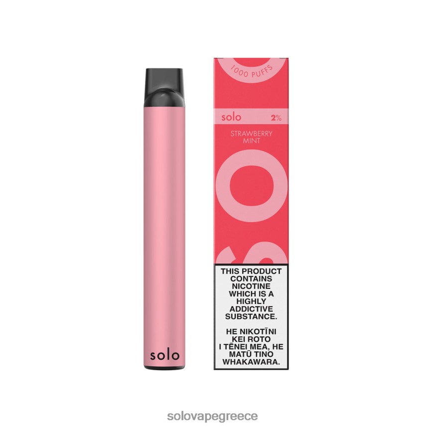 Solo Vape Ελλάδα - Solo ατμός μιας χρήσης μέντα φράουλα 44D4064