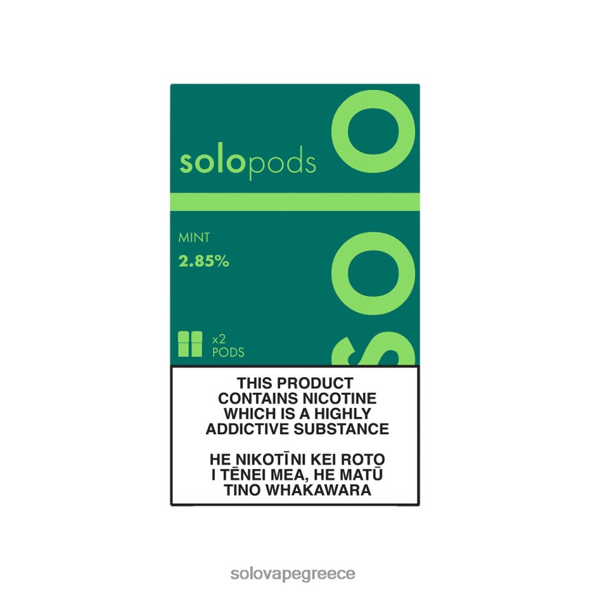 Solo Vape Ελλάδα - Solo ανταλλακτικό 2-pack μέντα 44D40652