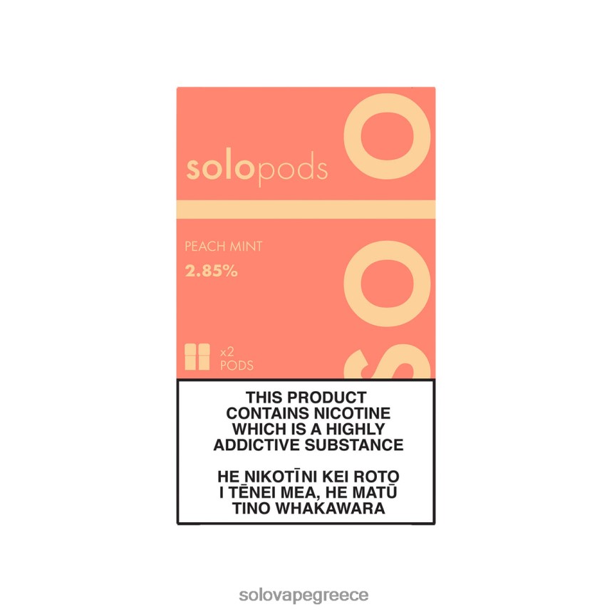 Solo Vape Αθήνα - Solo ανταλλακτικό 2-pack ροδάκινο μέντα 44D40657